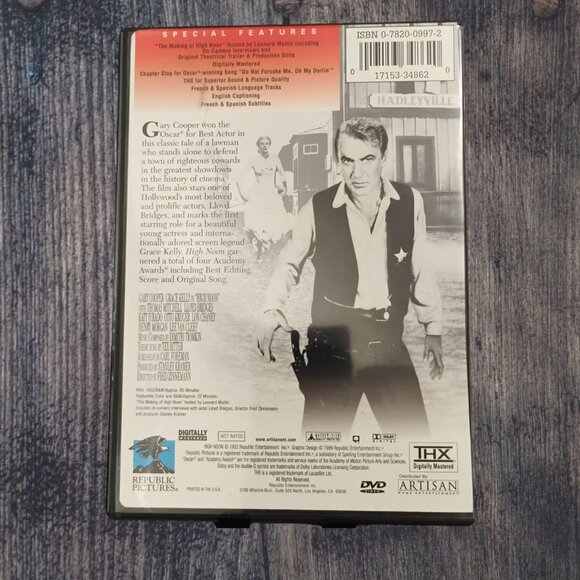 High Noon DVD 1999 Gary Cooper - Picture 2 of 4